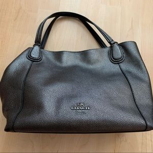 Metallic Coach bag
